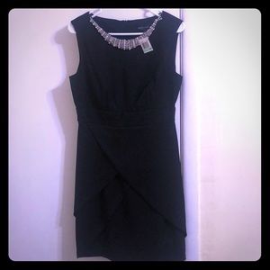 Black embellished dress